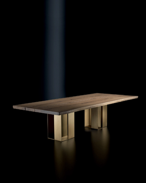 VERO - CUBICA - Rectangular solid wood table by Arte Brotto - view 3